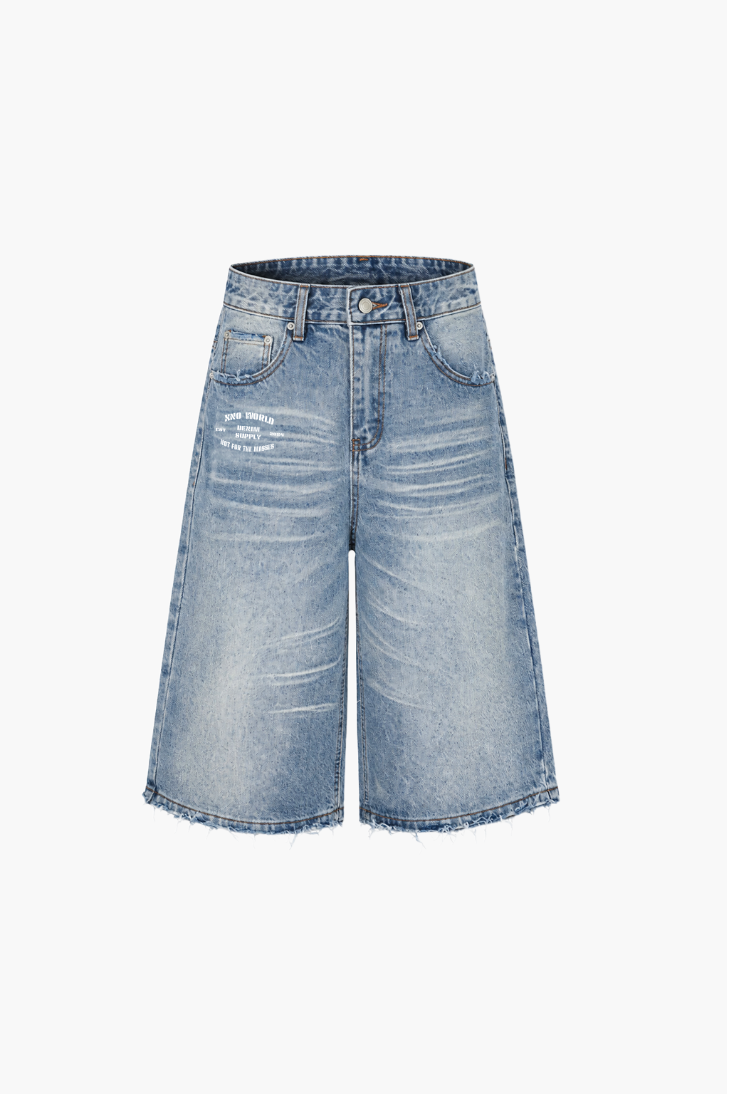 XNO "Old Skool" Denim Shorts